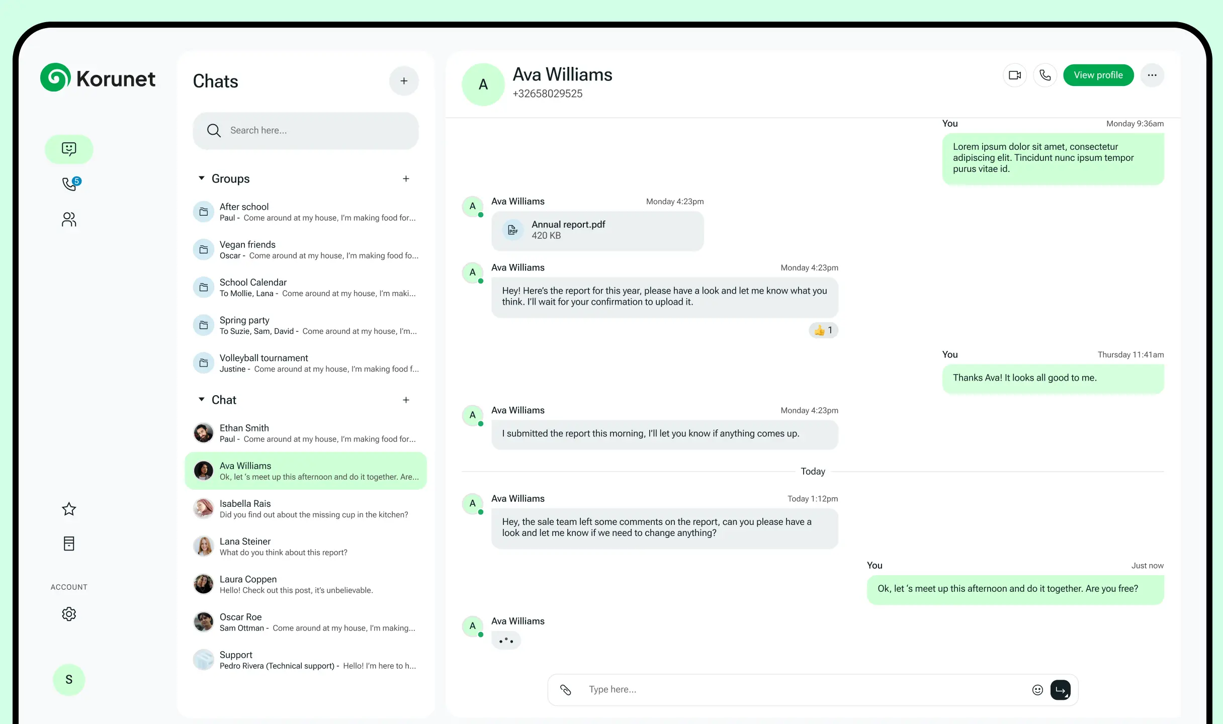 App screenshot